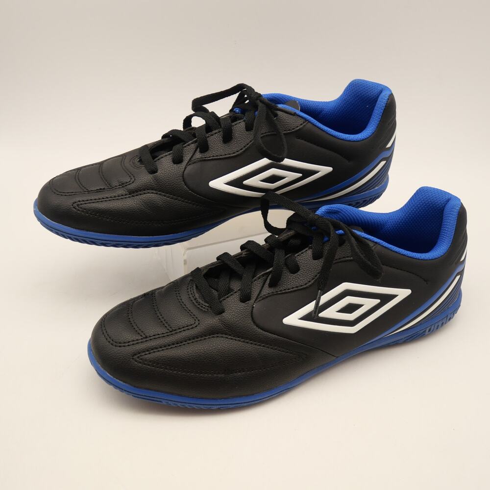 Umbro Men's 11 Indoor Soccer Shoes  Classico XIII TF Black Blue NEW